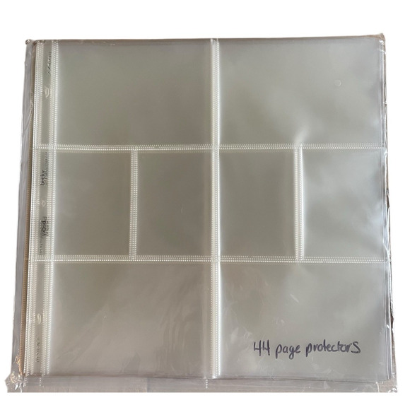 Becky Higgins Project Life 12X12 Page Protectors Clear Design A Refill Lot 44 - Picture 1 of 5